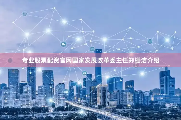 专业股票配资官网　　国家发展改革委主任郑栅洁介绍